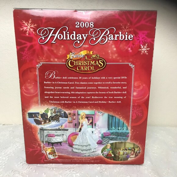 Mattel 2008 Holiday Barbie 20th Anniversary Collector Edition - Picture 3 of 4